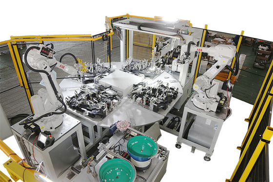 自動車プラスチック トリムのための自動ロボット溶接およびアセンブリ生産ライン