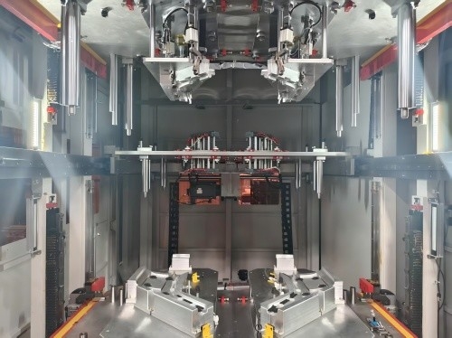 車両ホーンカバー用のサーボホットプレート溶接機