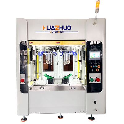 2つの2穴型模具を持つサーボホットリベットマシン