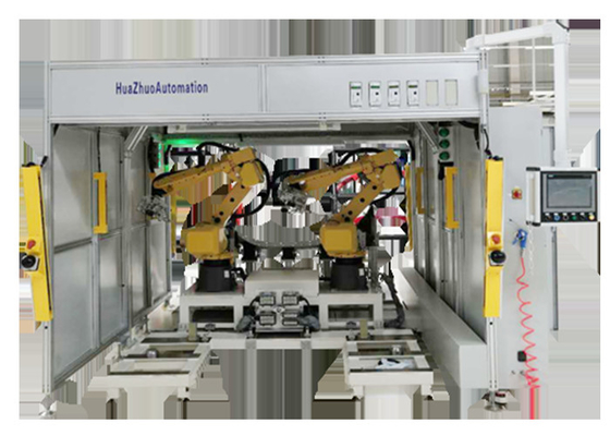 3000mmのロボティック腕の溶接機50mm/S PLCの車体の金属