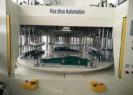 回転盤の熱い版の溶接機のServo 1200mmの小さく熱いリベット留め