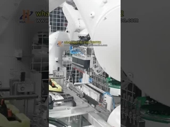 自動車部品組立用デュアルロボットクリップ挿入セル