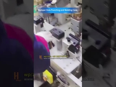 自動車バンパーの自動パンシング&溶接アプリケーション