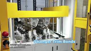 自動車用トリムステッチ用ホットプレスラミネート機